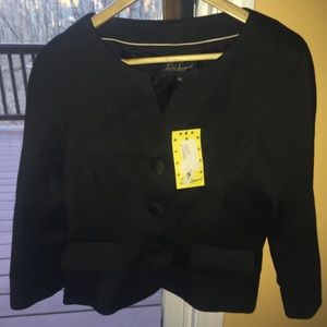 NWT Classy, fitted Black Blazer by Luisa Spagnoli